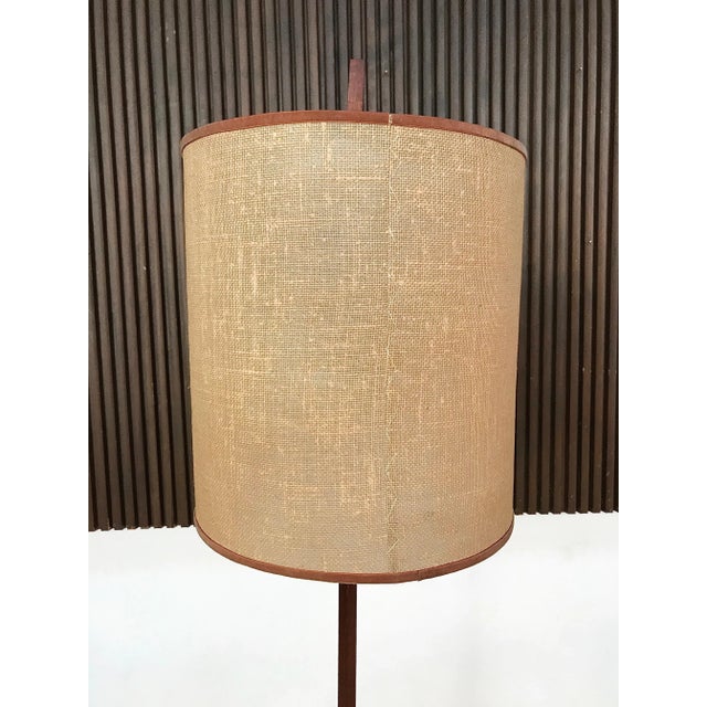 Mid-Century Modern Mid-Century German Teak and Steel Floor Lamp, 1960s For Sale - Image 3 of 15