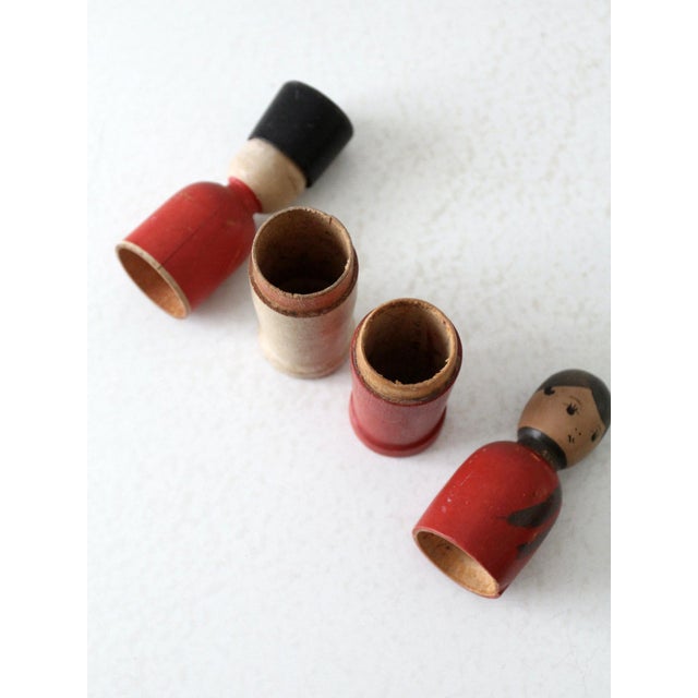 Vintage Figural Wood Box Pair For Sale - Image 10 of 11