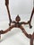 Rococo Revival Carved Walnut & Burl Octagonal Accent Table For Sale - Image 12 of 16