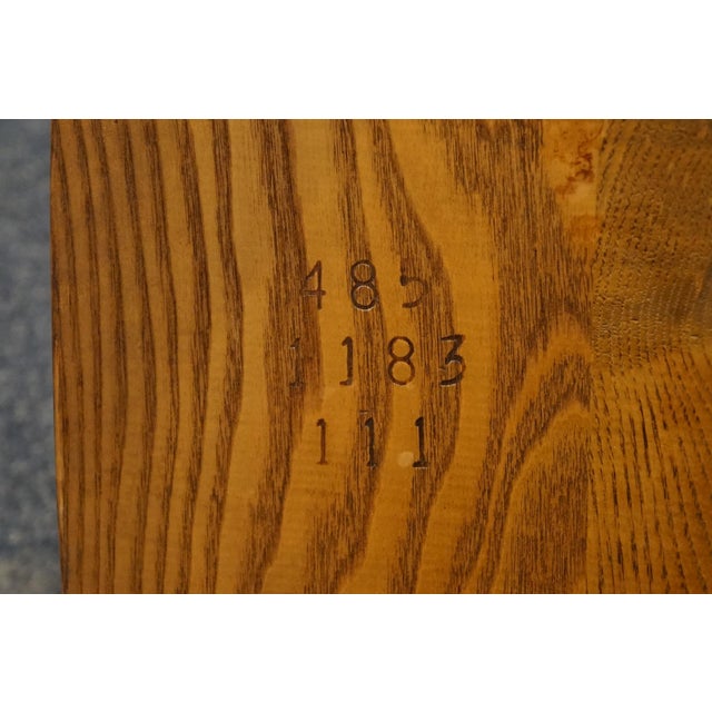 S Bent Brothers Solid Oak Early American Rustic Bow Back Windsor Dining Side Chair 485 1183 111 For Sale - Image 10 of 10