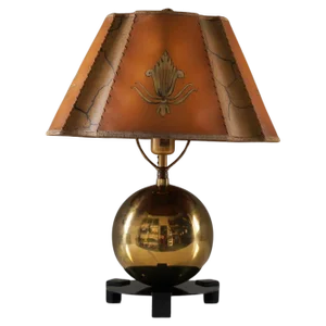 Art Deco Swedish Table Lamp by Corona, 1930s