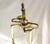 Mid-Century/Modern Rock Crystal Lamp Hi-polished Brass . LED base For Sale - Image 11 of 18