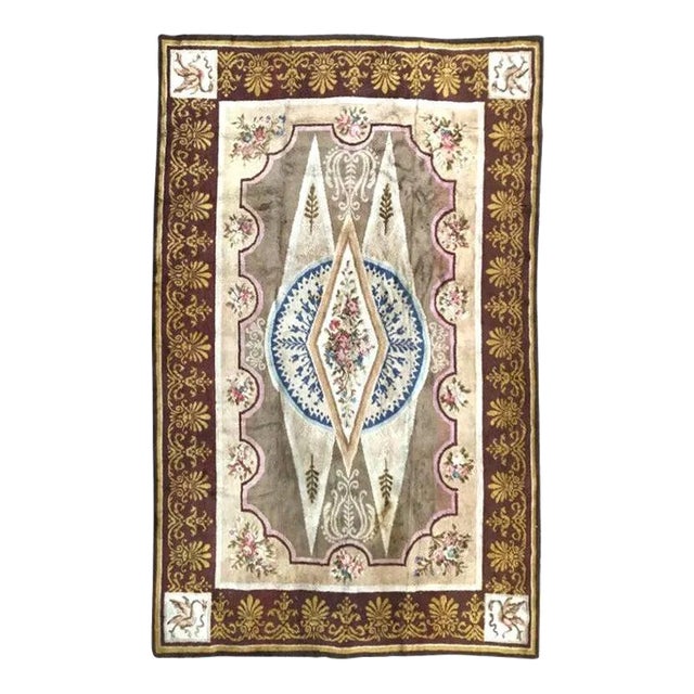 Large French Savonnerie Rug For Sale