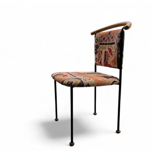 Metal Vintage Italian or Side Desk Chairs, 1980s, Set of 2 For Sale - Image 7 of 15