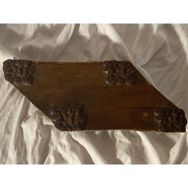 Wood French Authorities and Extremely Rare 1680 Wood Fabric Stamp. For Sale - Image 7 of 9