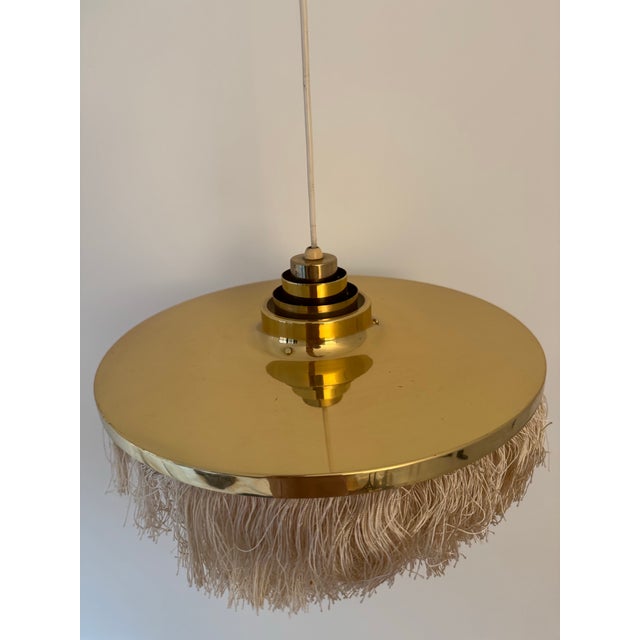 Brass 1960s Hans-Agne Jakobsson Model T-603 Pendant For Sale - Image 8 of 11
