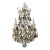 Antique Baccarat French Crystal & Bronze Chandelier For Sale