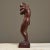 Antique Hand-Carved Art Deco Figurative Nude Sculpture, Signed "JE" (Niels Jakob Eriksen, 1899–1995) This rare Art Deco-...