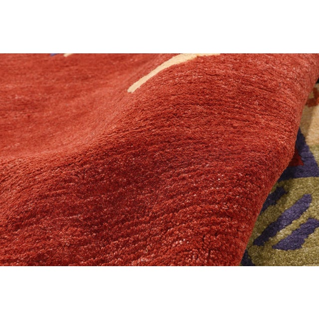 Vintage Tibetan Rug, 08'07 X 11'10 For Sale In Dallas - Image 6 of 10