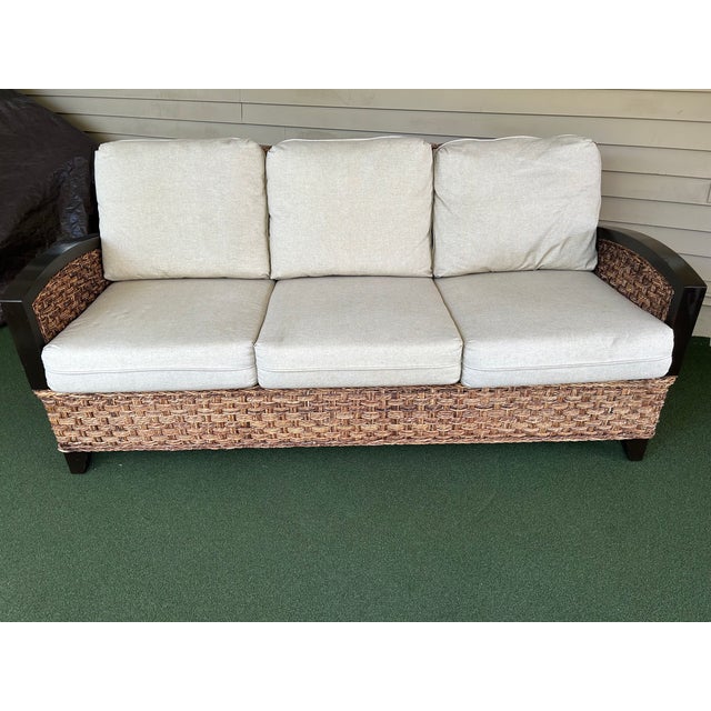 Classic Rattan Inc. Rattan Sofa & Lounge Chair, 2 Pieces Chairish