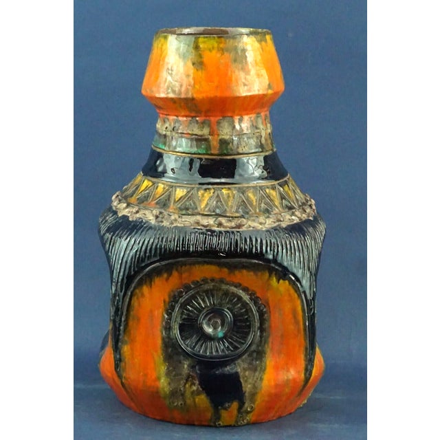 1960s Sardinian Futuristic Ceramic Vase by Emilia Palomba, Italy, 1960s For Sale - Image 5 of 18