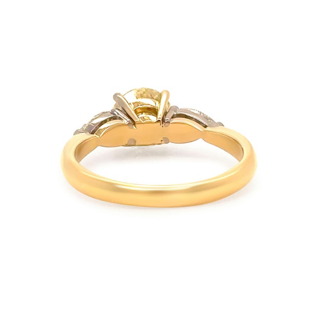 Dcla 18ct Yellow & White Gold Diamond Engagement Ring 1.79ct 3.64g, Size 6 For Sale - Image 4 of 10