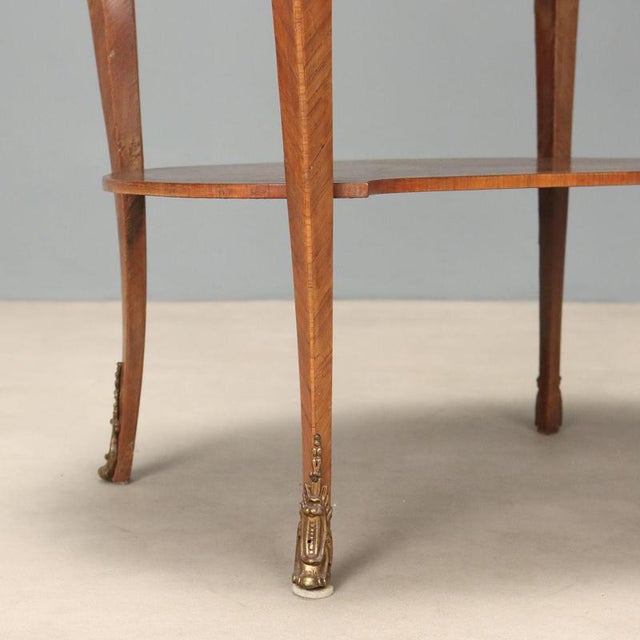 Writing Desk in Bois De Rose with Inlays, France, 1900s For Sale - Image 11 of 14