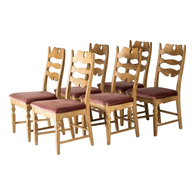 Modernist Razorblade Dining Chairs by Henning Kjærnulf, 1960s For Sale