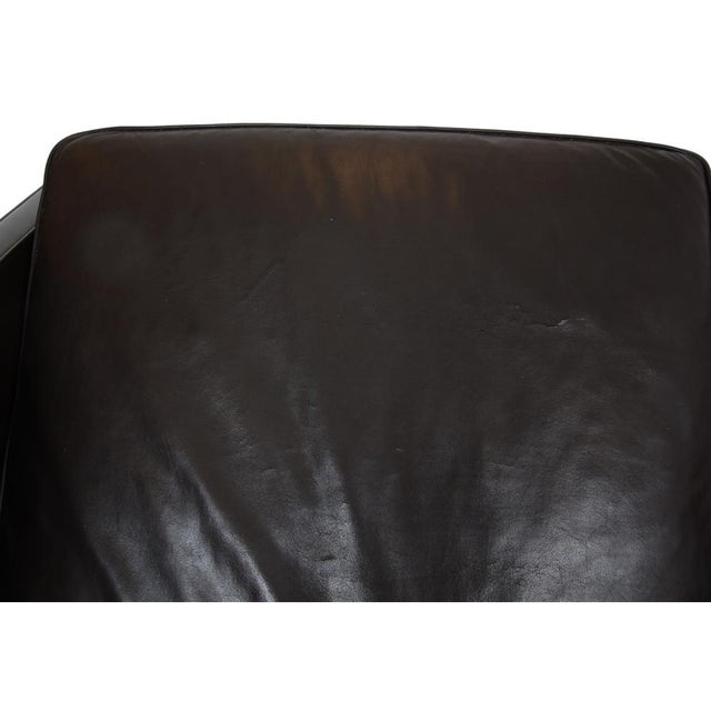 Model 2442 2-Seater Sofa in Brown Leather by Børge Mogensen for Fredericia, 1970s For Sale - Image 12 of 16