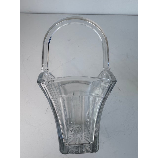 Heisey Glass Flower Basket Vase For Sale In San Francisco - Image 6 of 9