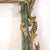 Vintage Rococo Style Gold-Plated Forest Green Framed Wall Mirror. For Sale - Image 9 of 11