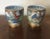 Antique 18th Century Japanese Edo Period Porcelain Mounted Beaker Cups - A Pair For Sale - Image 10 of 13
