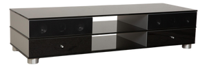 Spectral Sideboard Black Glass and Speaker Sound System