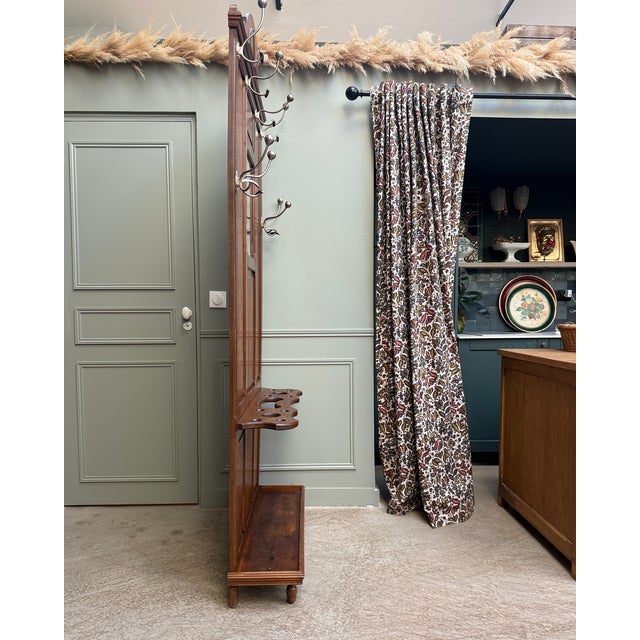 Antique Oak Entrance Hall Wardrobe, 1890s For Sale - Image 6 of 10