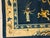1880s Navy Blue and Tan Chinoiserie Pattern Floral Antique Chinese Peking Rug For Sale In New York - Image 6 of 8