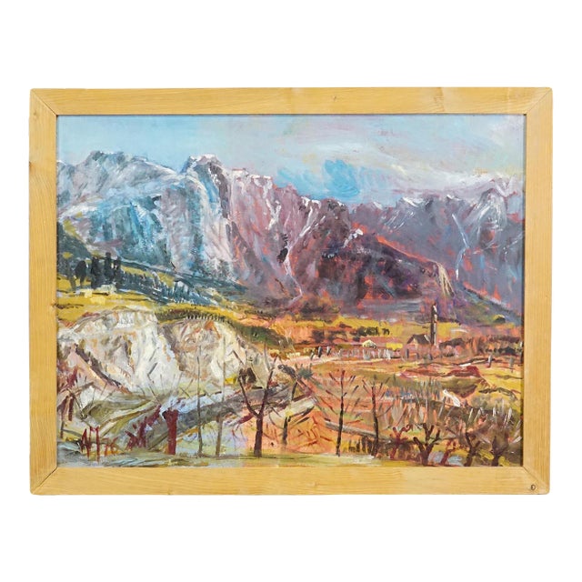 Alexander Michael Oil Painting – South Tyrol, 1976 For Sale