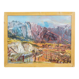 Alexander Michael Oil Painting – South Tyrol, 1976