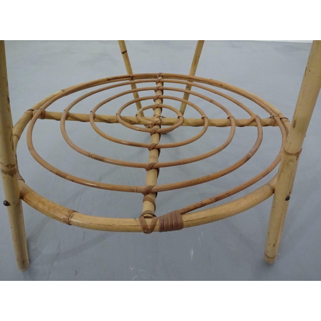Italian Bamboo and Glass Coffee Table, 1950s For Sale - Image 13 of 16