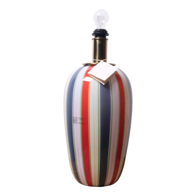 Murano Glass Paf Table Lamp from Lino Tagliapietra, Italy, 1985 For Sale