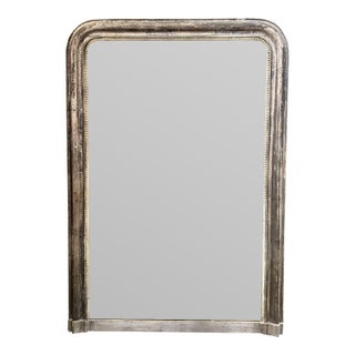 19th C. French Silver Louis Philippe Mirror For Sale