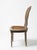 Vintage French Louis XVI Style Painted Wood & Cane Medallion Side Chair For Sale - Image 4 of 5