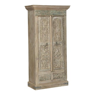 Indian Painted Almirah/Armoire For Sale