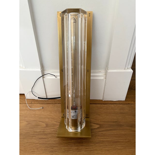 Mid-Century Modern Mid Century Modern Set of Brass Wall Sconces - a Pair For Sale - Image 3 of 6