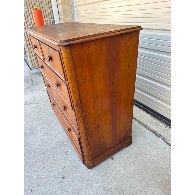 Antique Early Amerian Style Chest of Drawers For Sale - Image 10 of 12
