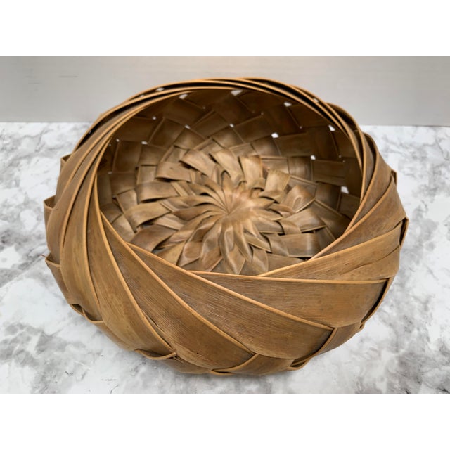 Silky elegant earthy natural woven decor, serving or storage basket. Unique and beautiful for any decor style.