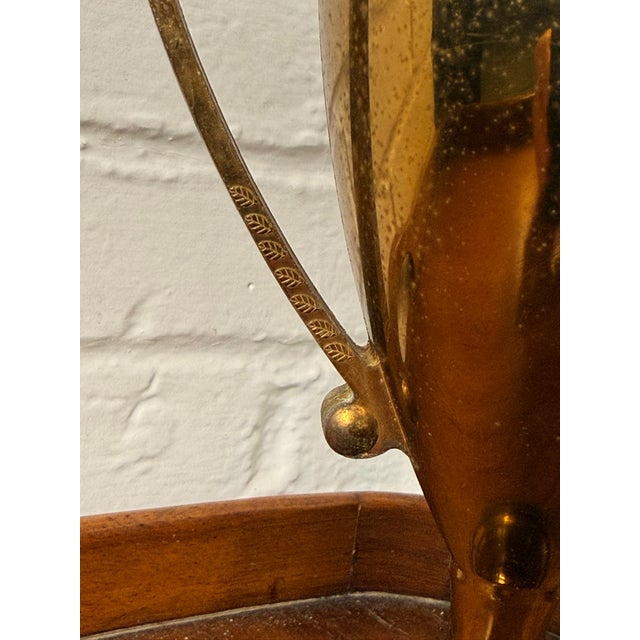 Large Vintage Art Deco Style Brass Trophy For Sale - Image 11 of 16