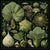 Set of 15 - 90' X 54' Evergreen Organic Modern Gallery Wall Installation Botanical Prints - Dark Green, Unframed For Sale - Image 4 of 17