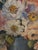 Vintage Handpainted Screen/Room Divider - Double Sided For Sale - Image 9 of 14