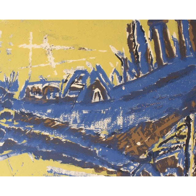 1957 Abstract Serigraph Print by Moshe Tamir For Sale In Indianapolis - Image 6 of 8