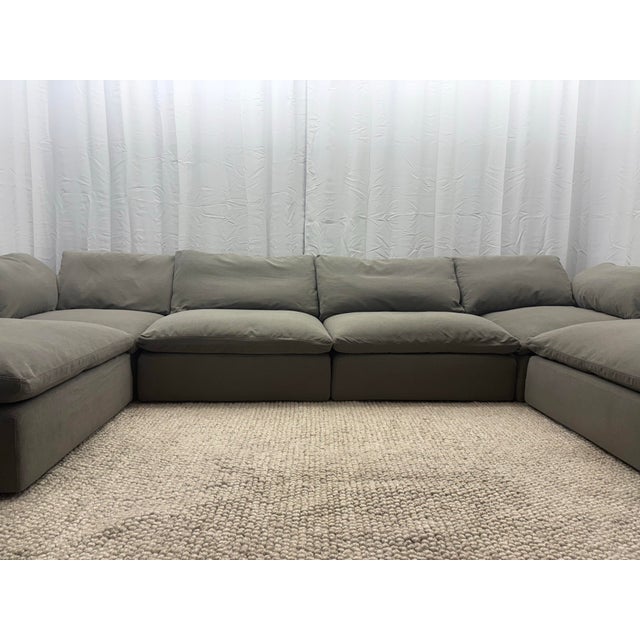 Rh Cloud® Modular Sectional — 6-Piece Configuration For Sale - Image 14 of 16