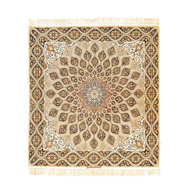 The Isfahan rugs are made with exceptionally good quality of wool & silk. They use traditional motifs inspired by...