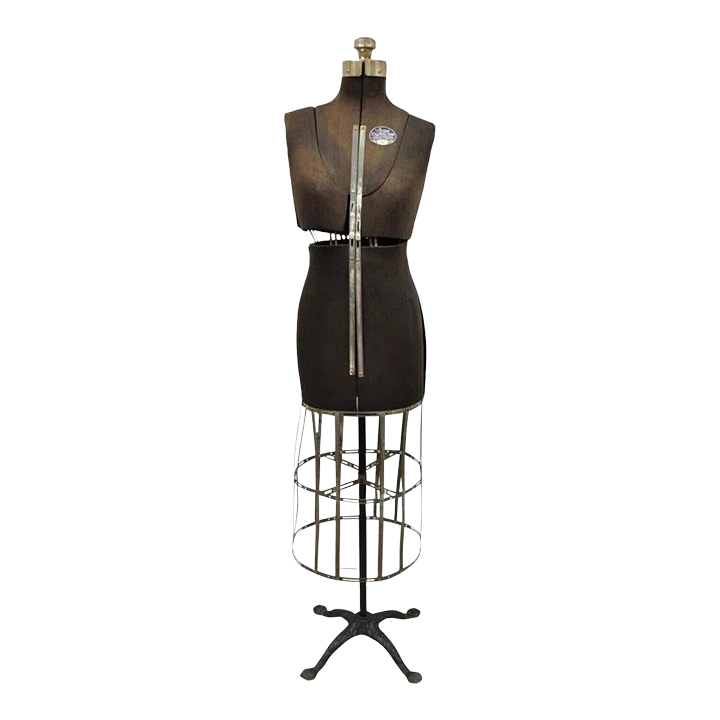 iron metal dress form mannequin Wire Dress Form, Height-Adjustable, Decorative, Iron