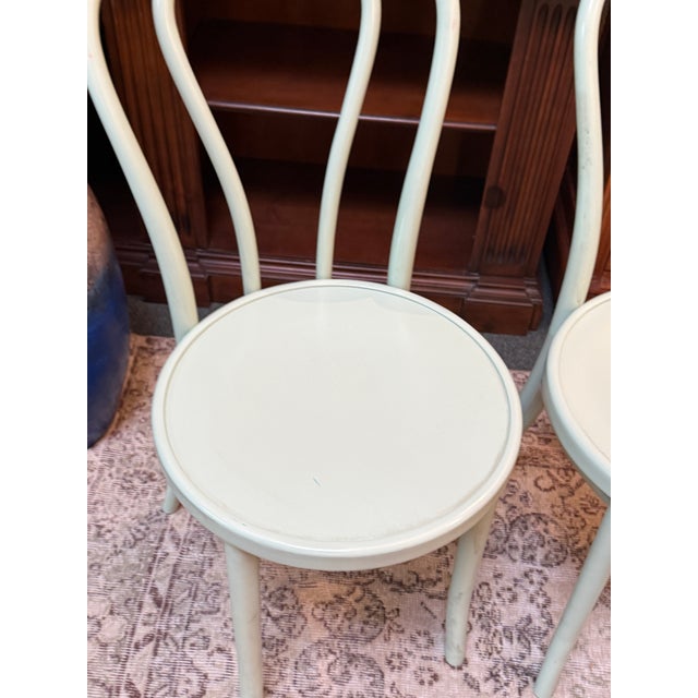 2000 - 2009 Thonet Inspired Bentwood Cafe Chairs, Pair For Sale - Image 5 of 12