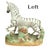 Staffordshire Vintage English Staffordshire Zebra Figures c.1930s -50s - A Pair For Sale - Image 4 of 8