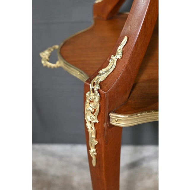 Napoleon III Style Mahogany Tea Table, Late 19th Century For Sale - Image 15 of 18