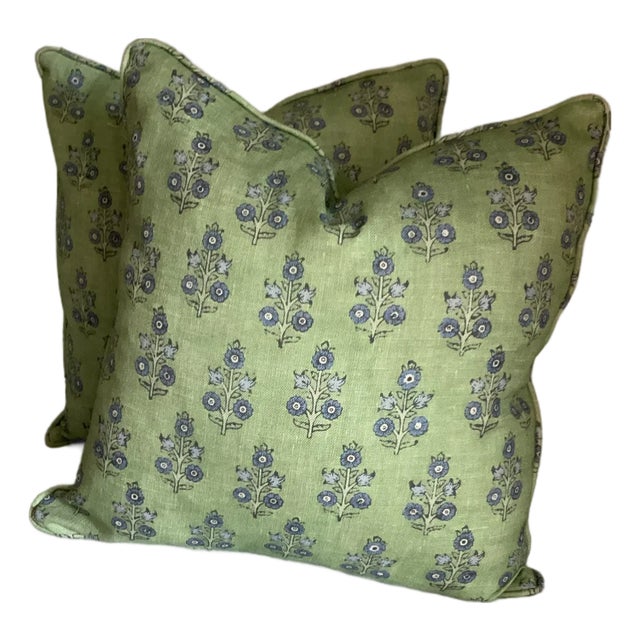 Gp&j Baker Poppy Sprig Pillow Cover For Sale