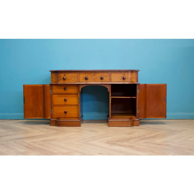 Antique Victorian British Desk, 1880s For Sale - Image 3 of 12