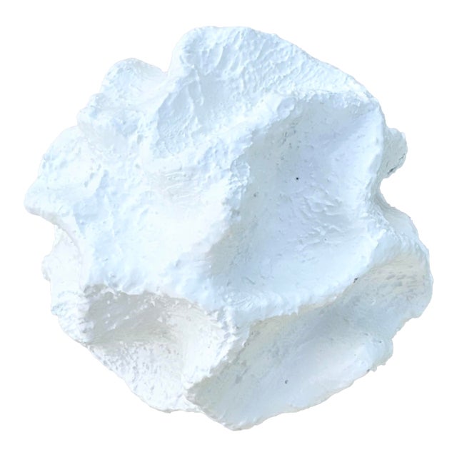 Minimalist Abstract Textured Spherical Plaster Sculpture For Sale