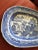 Antique English Blue and White Transferware Platter For Sale - Image 4 of 11