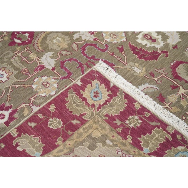 Early 21st Century Sumak Rug 6' X 9' For Sale - Image 5 of 10